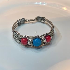 Vintage Bali Silver Bracelet